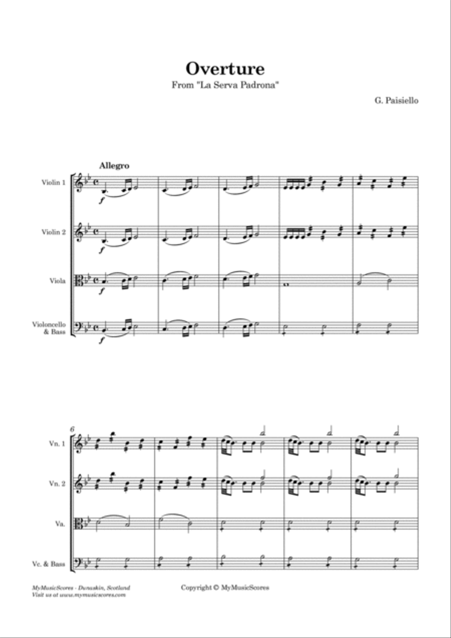 Paisiello Overture 