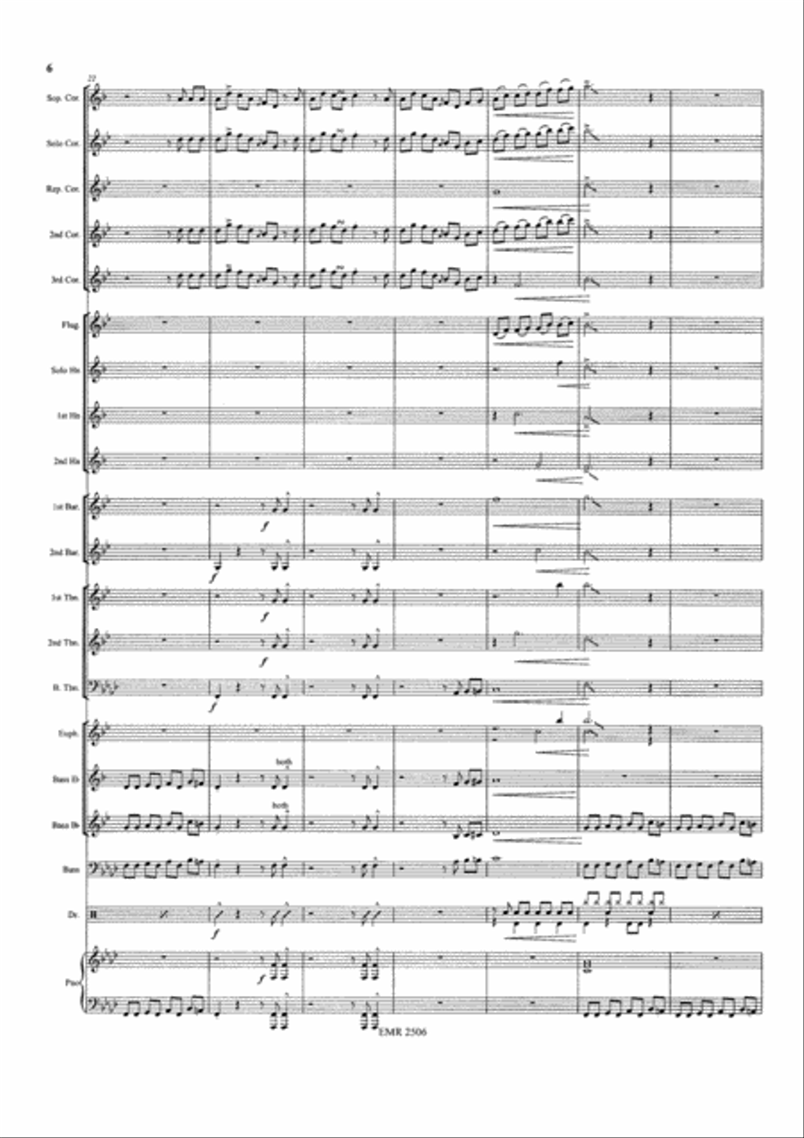 Peter Gunn Brass Band scores gallery preview page 7