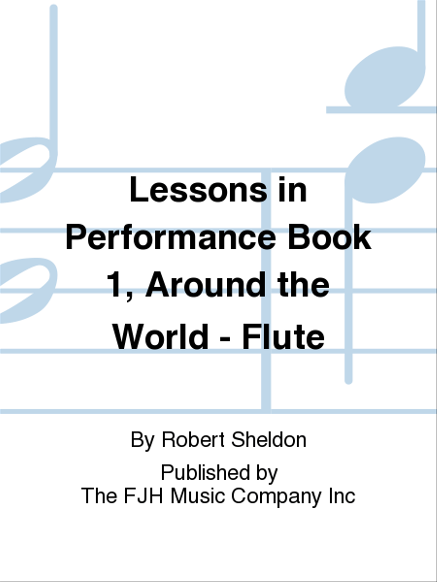 Lessons in Performance Book 1, Around the World - Flute Concert Band scores gallery preview page 1