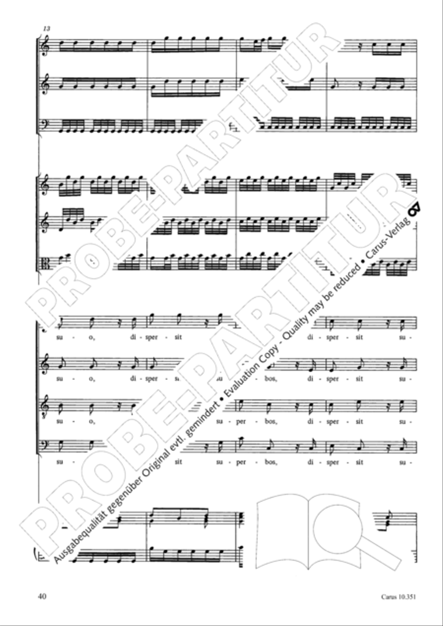 Magnificat Magnificat 4-Part scores gallery preview page 41