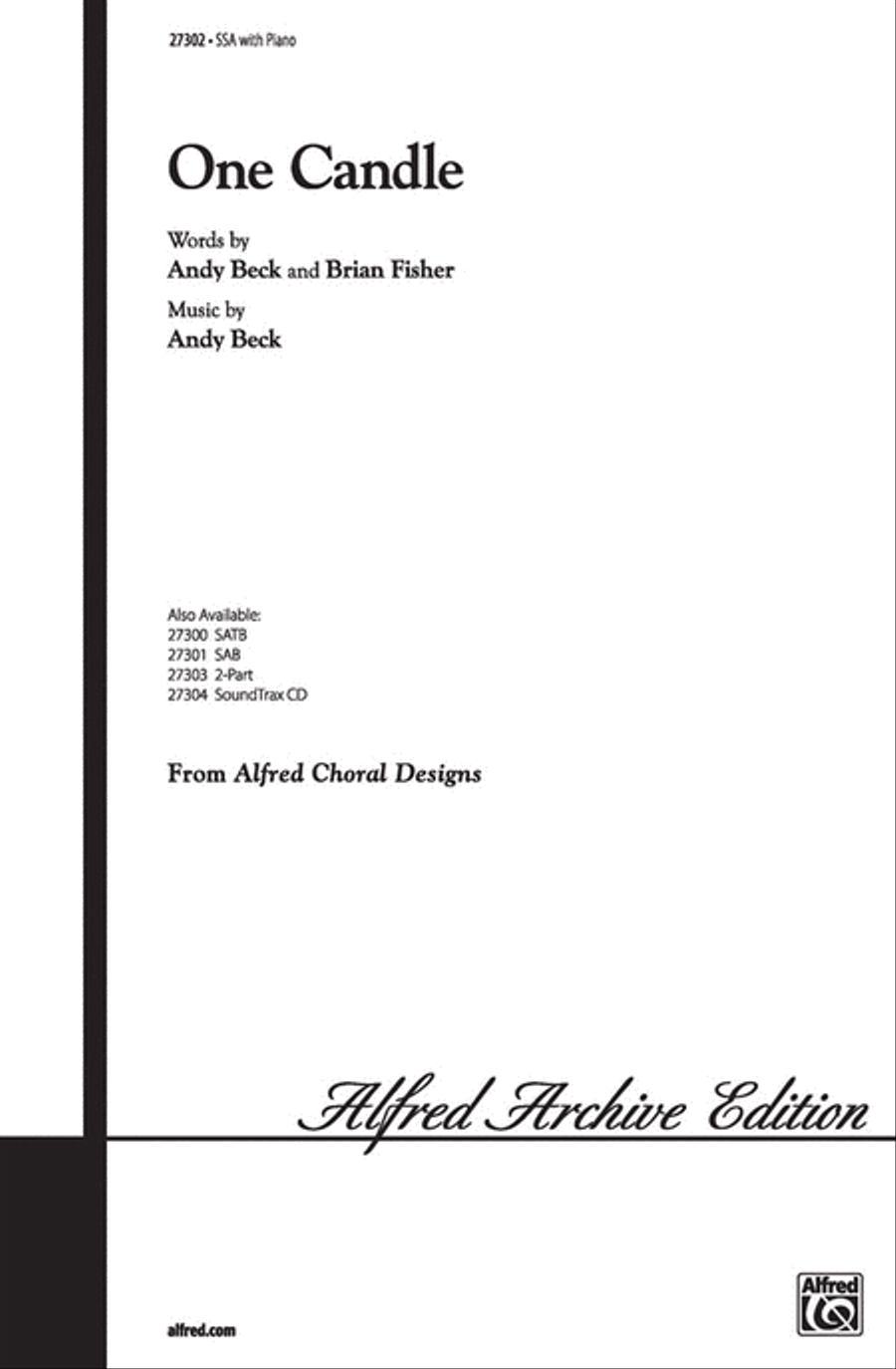 One Candle Women's Choir scores gallery preview page 1