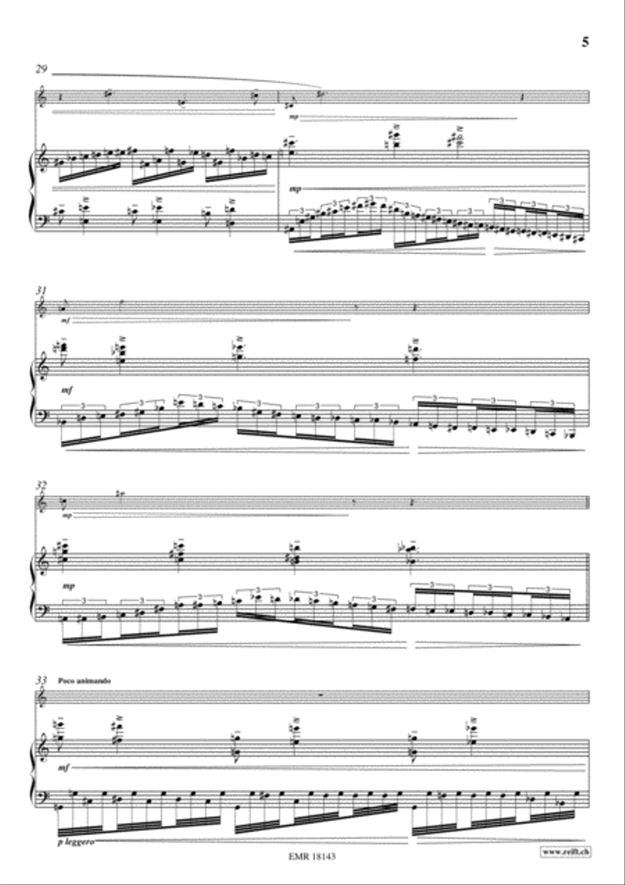 Sonate Pastorale English Horn scores gallery preview page 5