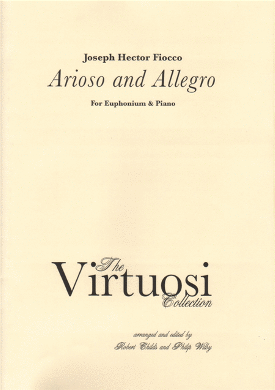 Arioso and Allegro Euphonium scores gallery preview page 1