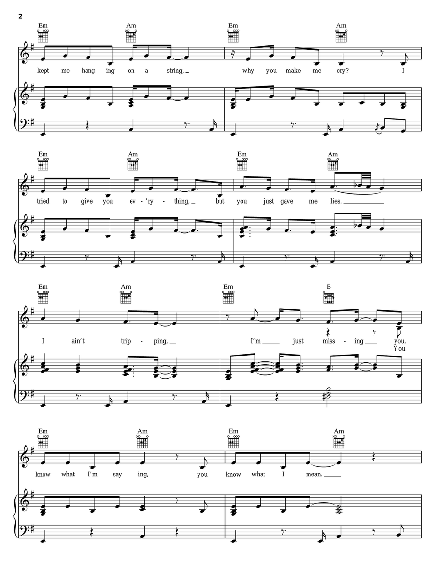 Stuck Acoustic Guitar scores gallery preview page 2