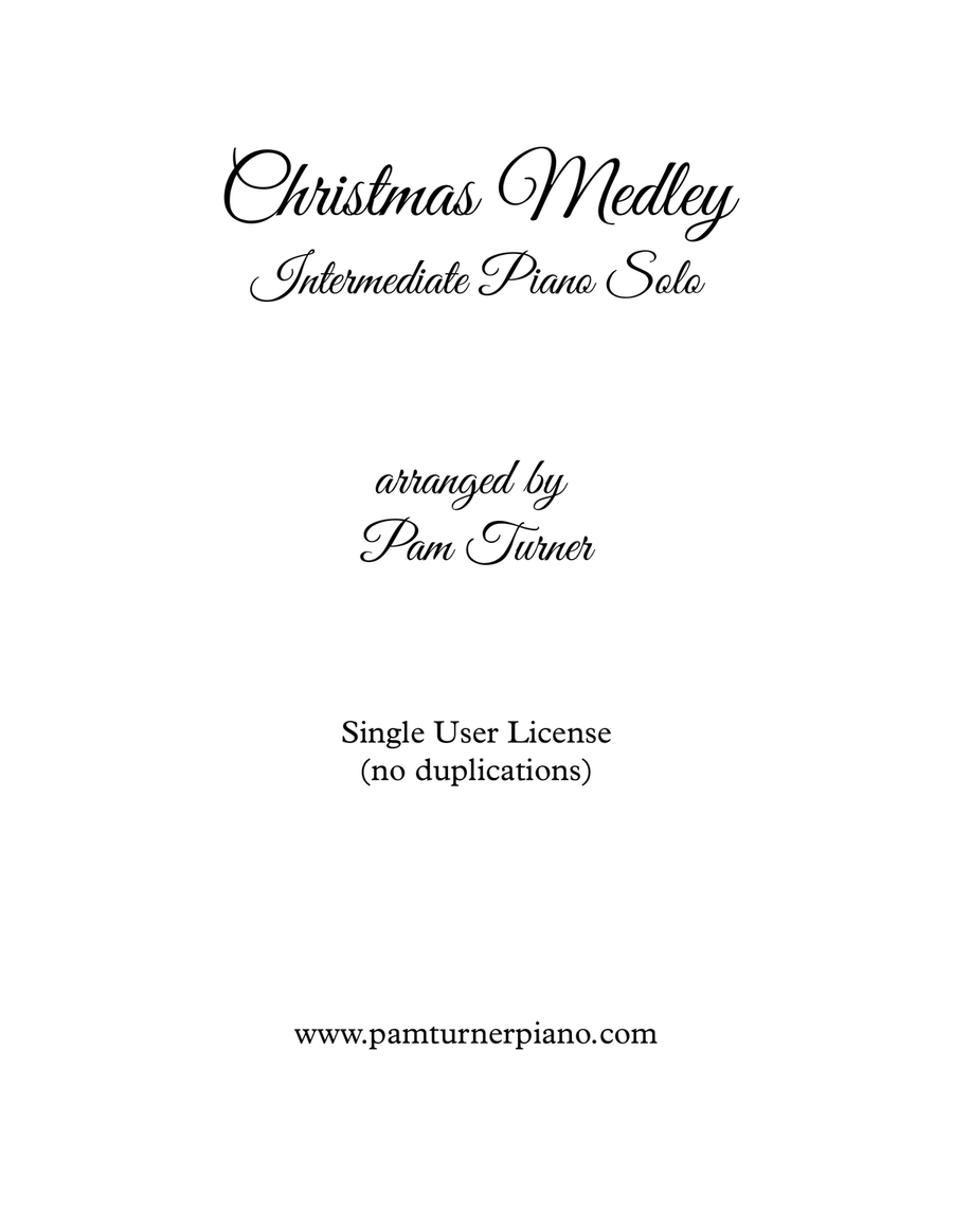 Christmas Medley Piano Solo scores gallery preview page 2