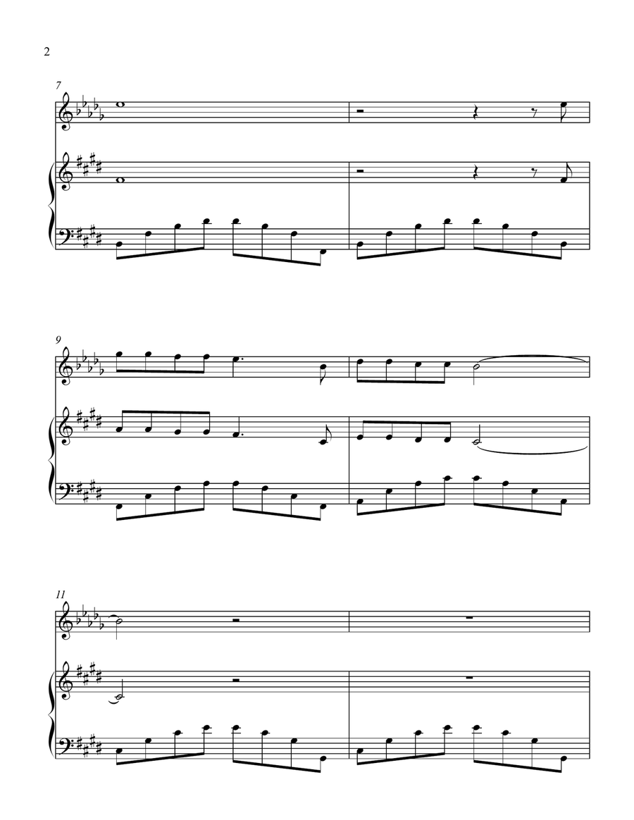Walking In The Air Walking In The Air Alto Saxophone scores gallery preview page 2