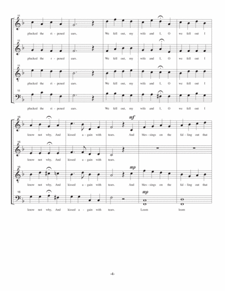 "A Child's Grave" for SATB choir image number null