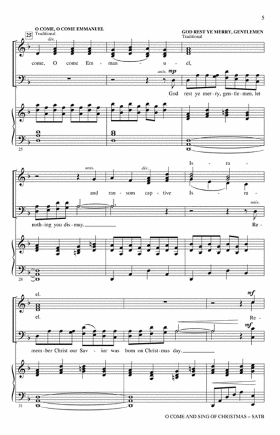 O Come and Sing of Christmas Choir scores gallery preview page 4
