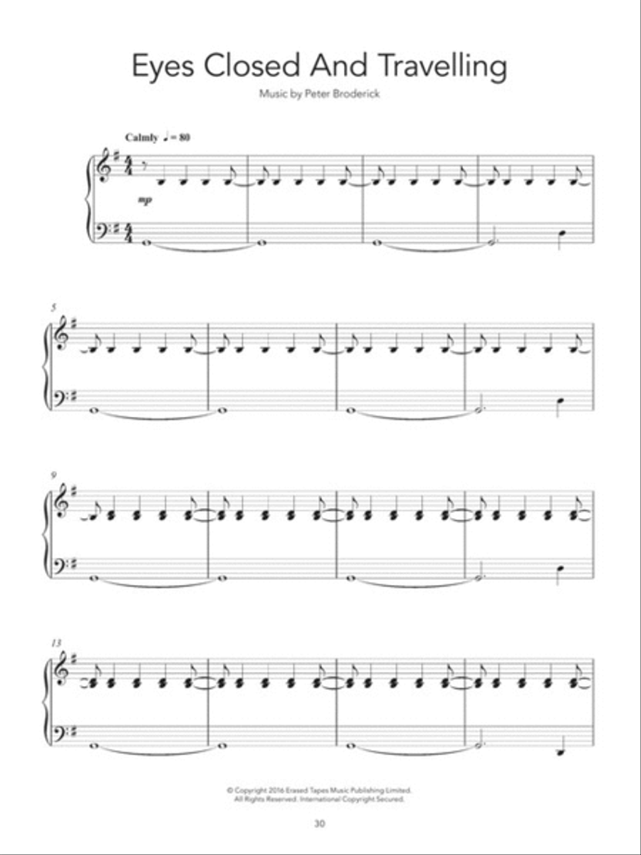 Peaceful Piano Solos for Easy Piano Easy Piano scores gallery preview page 4