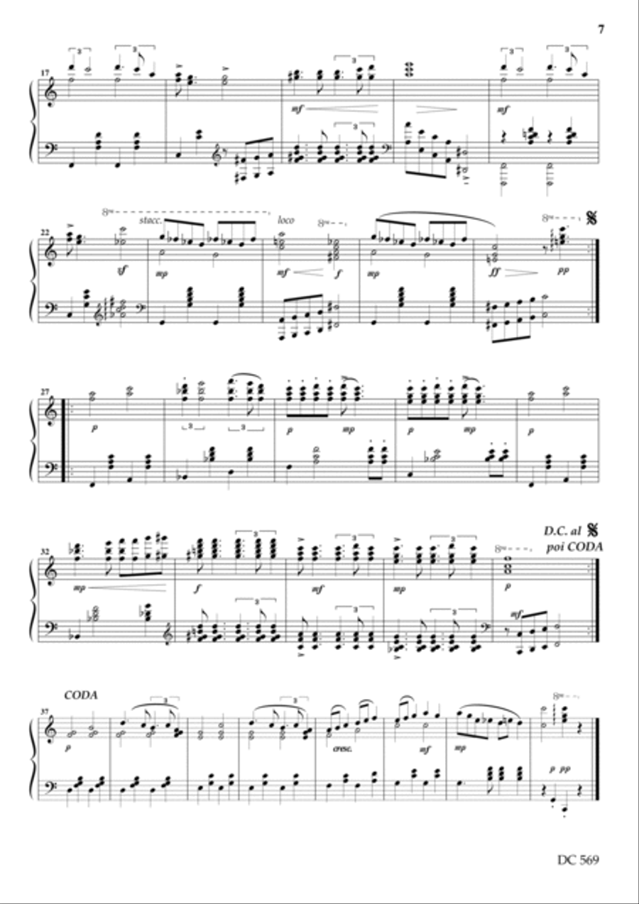 Six Miniatures Piano Solo scores gallery preview page 6