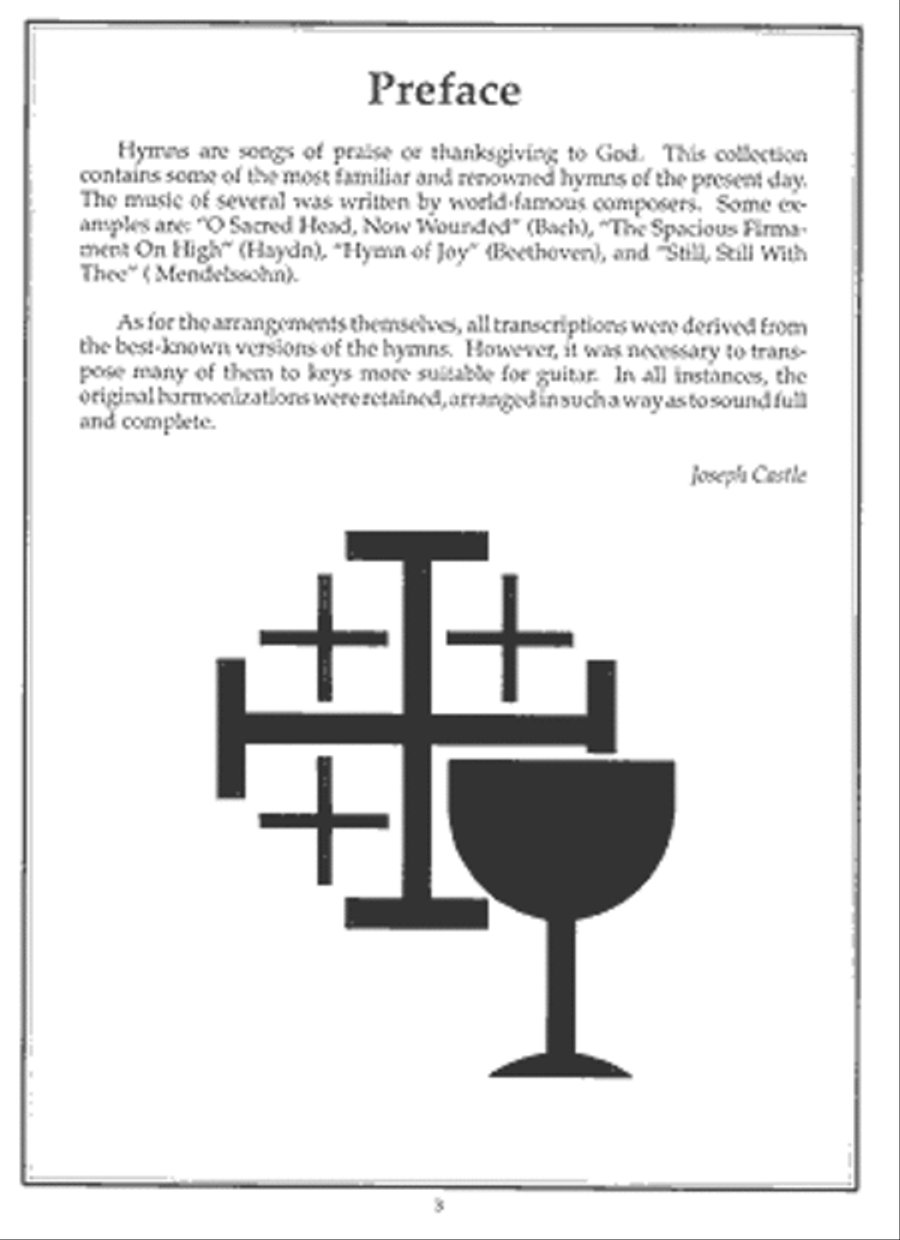 Favorite Hymns for Classical Guitar Acoustic Guitar scores gallery preview page 6