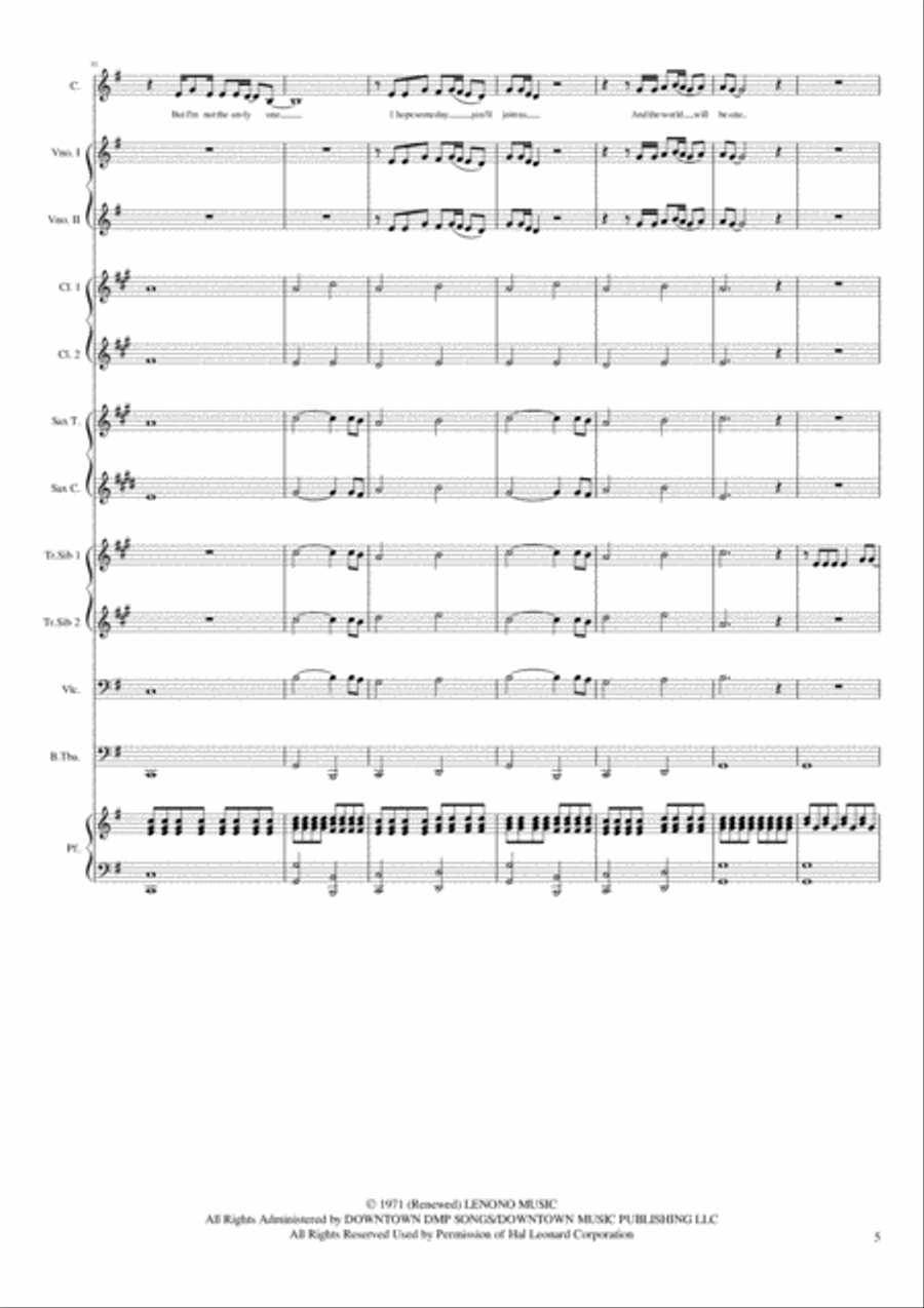 Imagine Tenor Saxophone scores gallery preview page 5