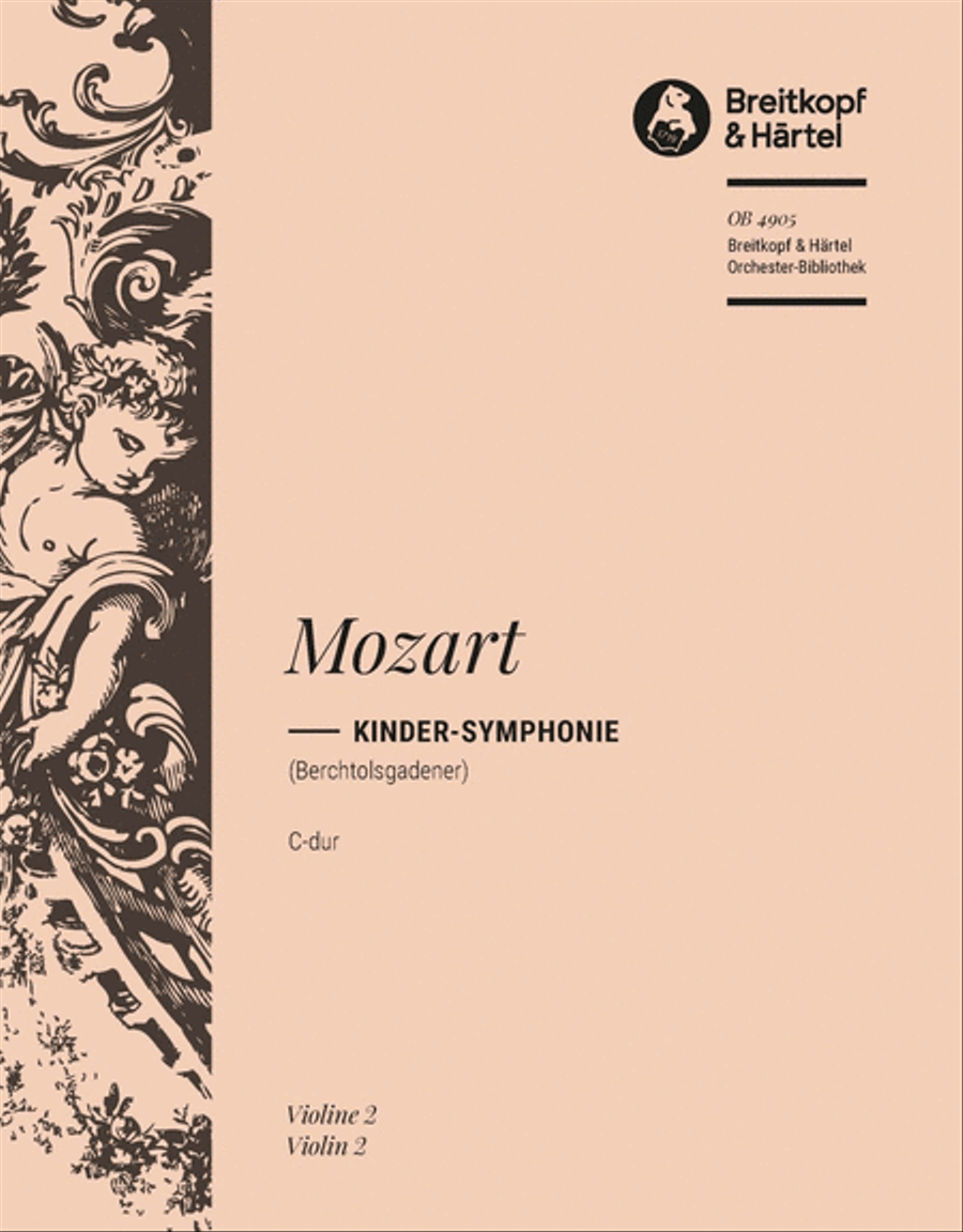 Children's Symphony in C major Orchestra scores gallery preview page 1