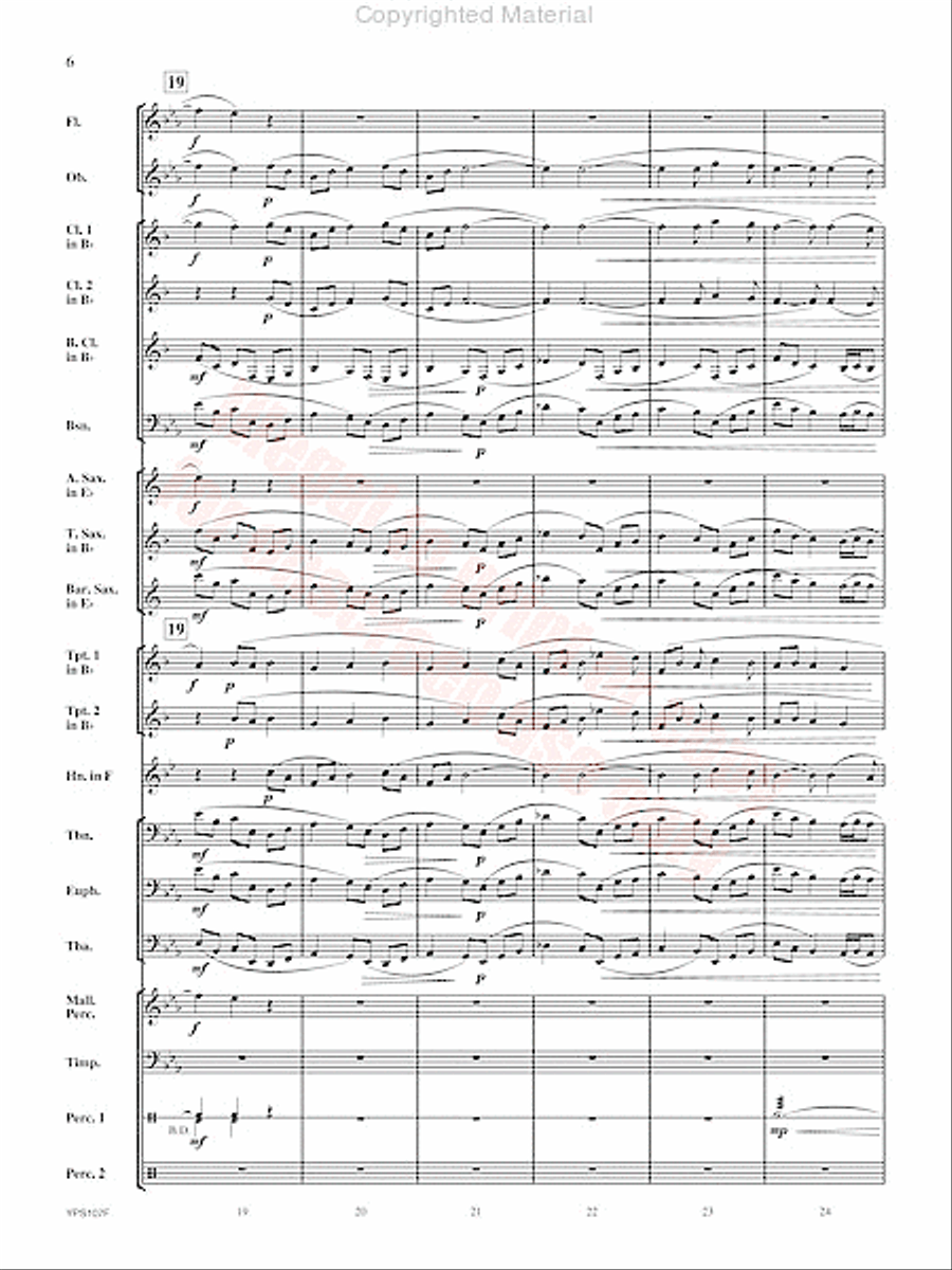 Fughetta Concert Band scores gallery preview page 7