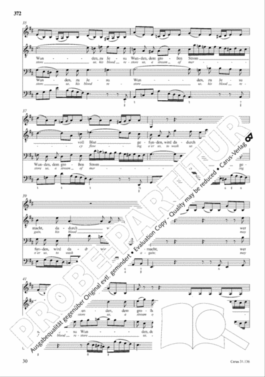 The Complete Sacred Vocal Works (Das geistliche Vokalwerk) Voice scores gallery preview page 373