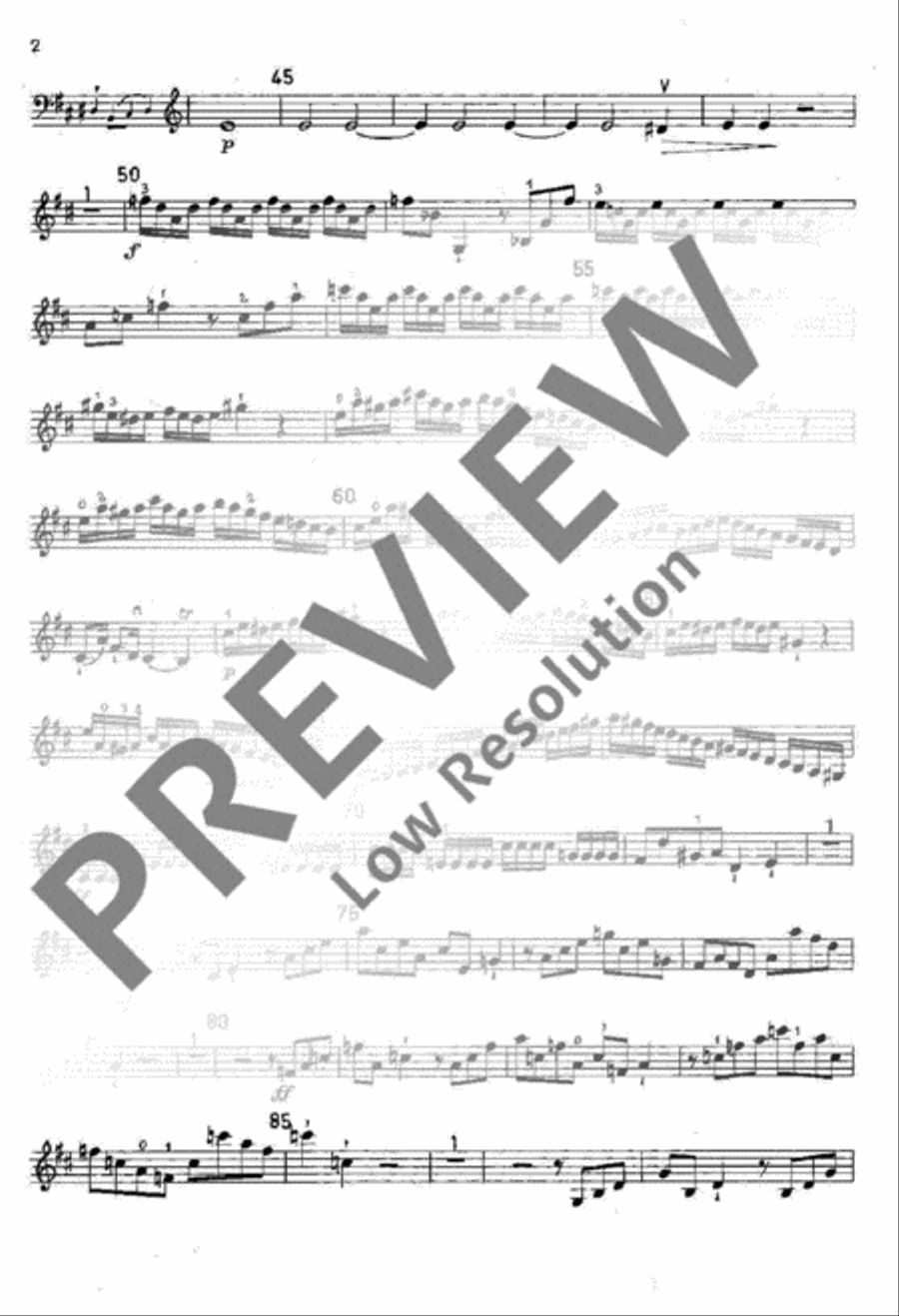 Symphony No. 1 Violin scores gallery preview page 3