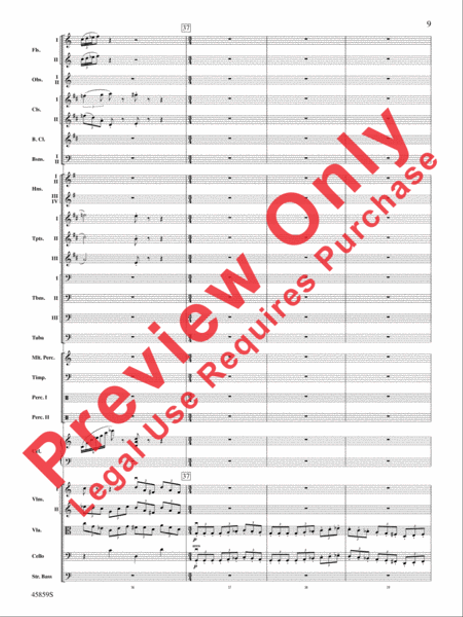 Fantastic Beasts and Where to Find Them Full Orchestra scores gallery preview page 9