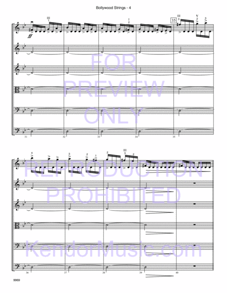Bollywood Strings (Senior Edition) (Full Score)