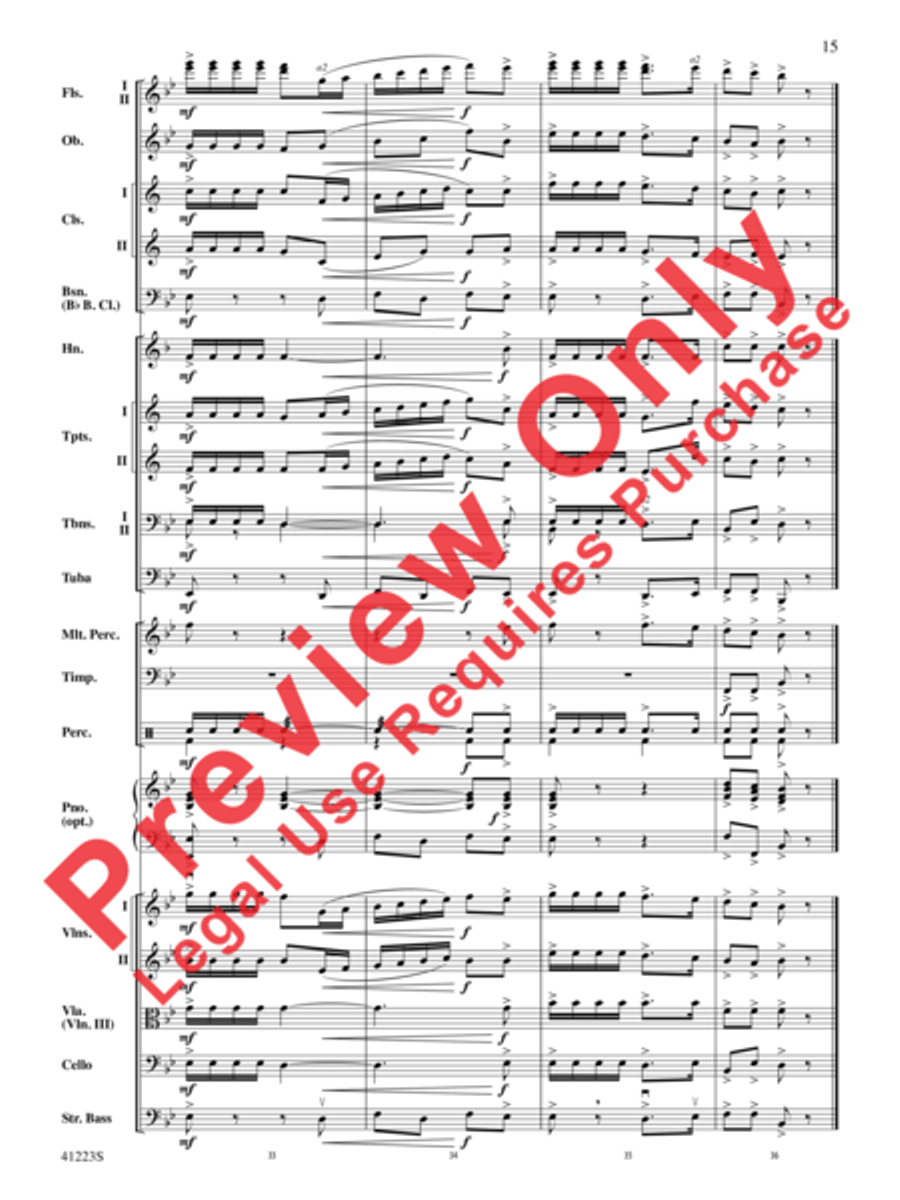 Joyful Holidays Full Orchestra scores gallery preview page 16