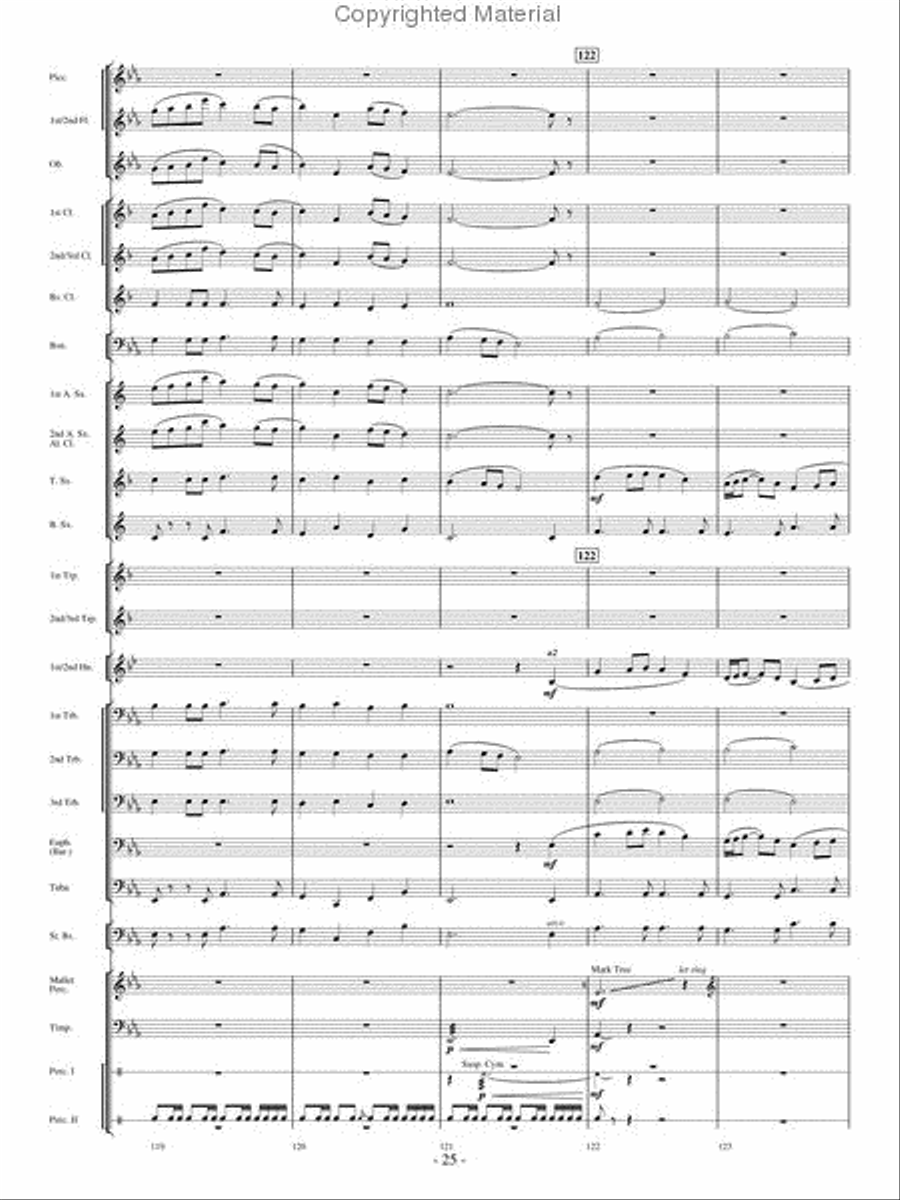 Where Eagles Soar Concert Band scores gallery preview page 24