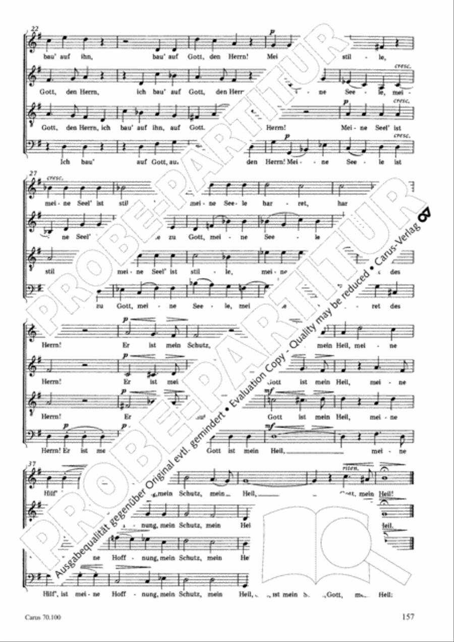 Geistliches Chorbuch der Romantik Choir scores gallery preview page 158