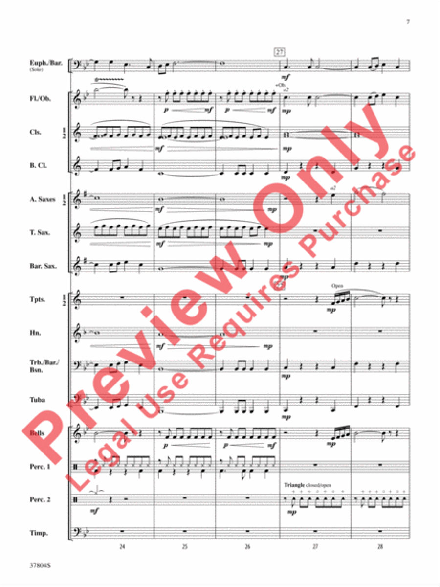 UFO Concert Band scores gallery preview page 8