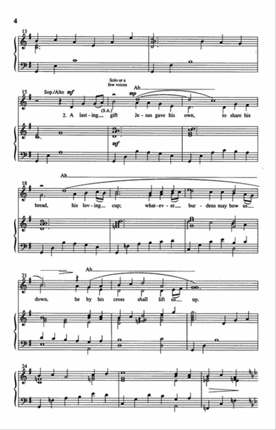 An Upper Room 4-Part scores gallery preview page 3