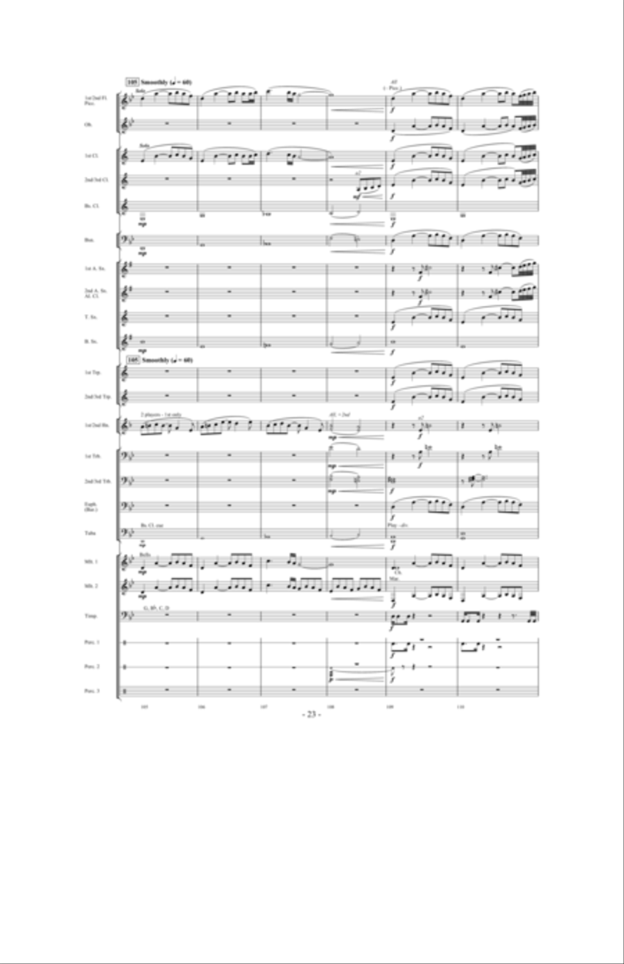 Toward the North Star Toward the North Star Concert Band scores gallery preview page 22