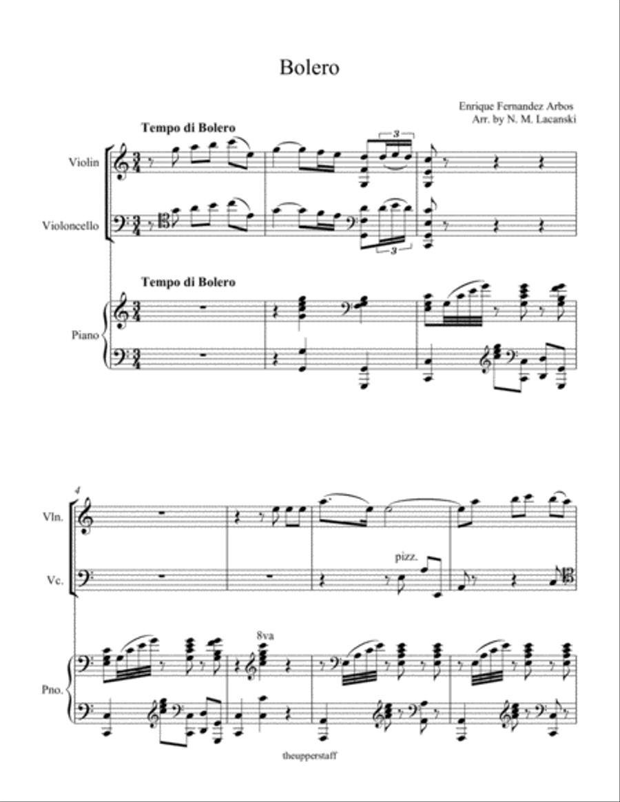 Bolero Piano Trio scores gallery preview page 2