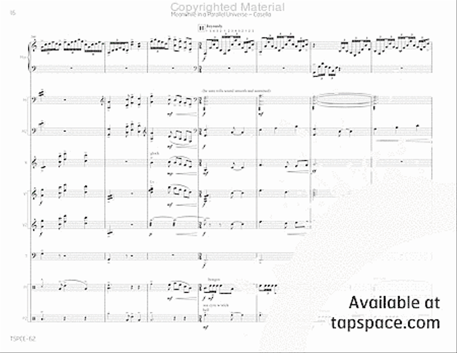 Meanwhile in a Parallel Universe Redux Percussion Ensemble scores gallery preview page 21