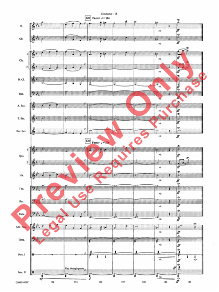 Harry Potter, Highlights from Concert Band scores gallery preview page 20