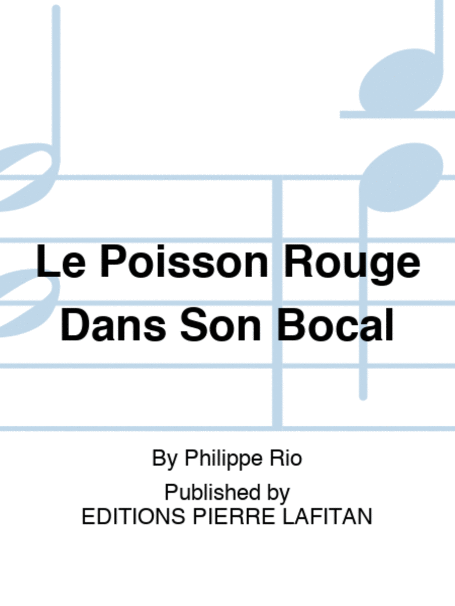 Le Poisson Rouge Dans Son Bocal Double Bass scores gallery preview page 1