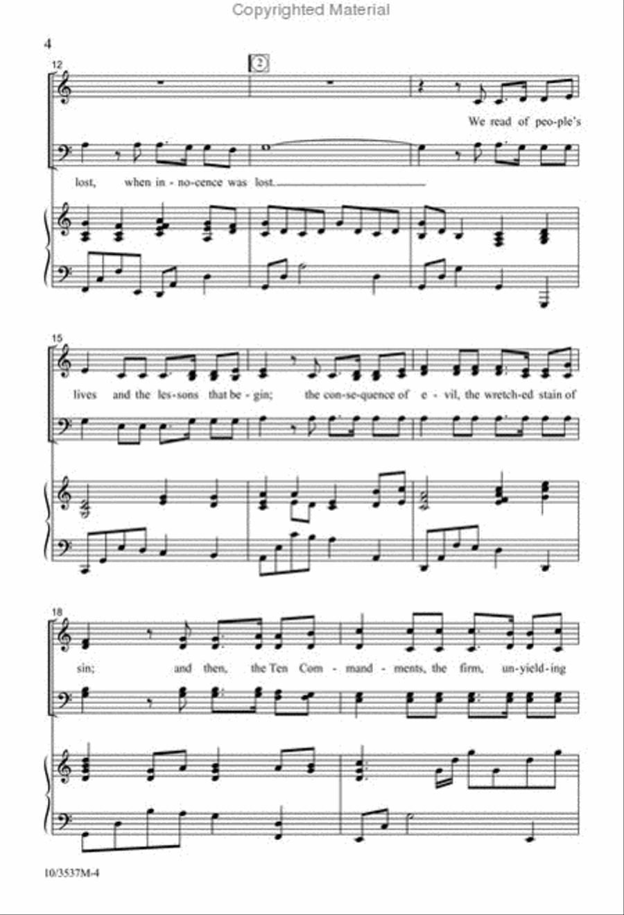 It's All About the Cross 4-Part scores gallery preview page 3