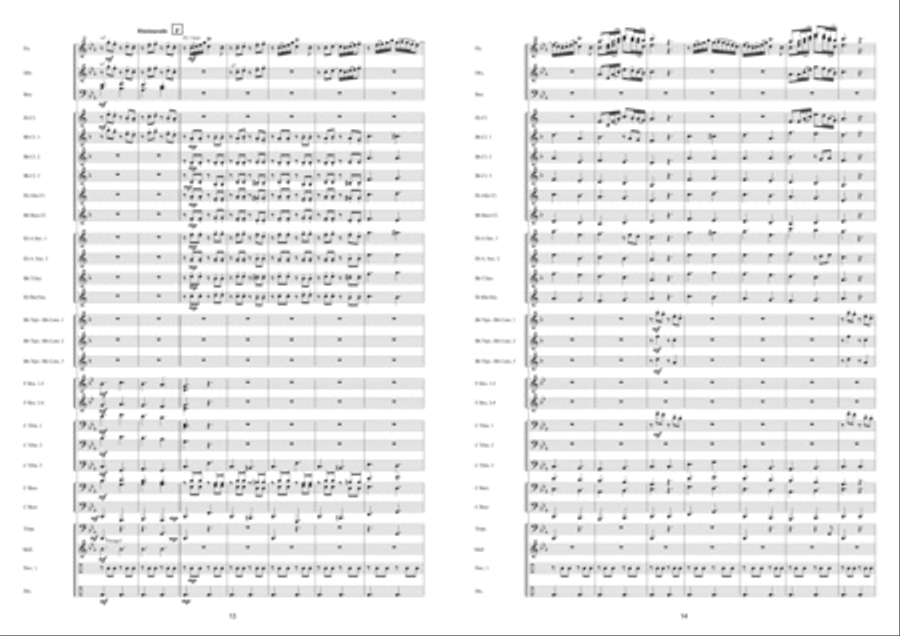 Hijo De La Luna Concert Band scores gallery preview page 8