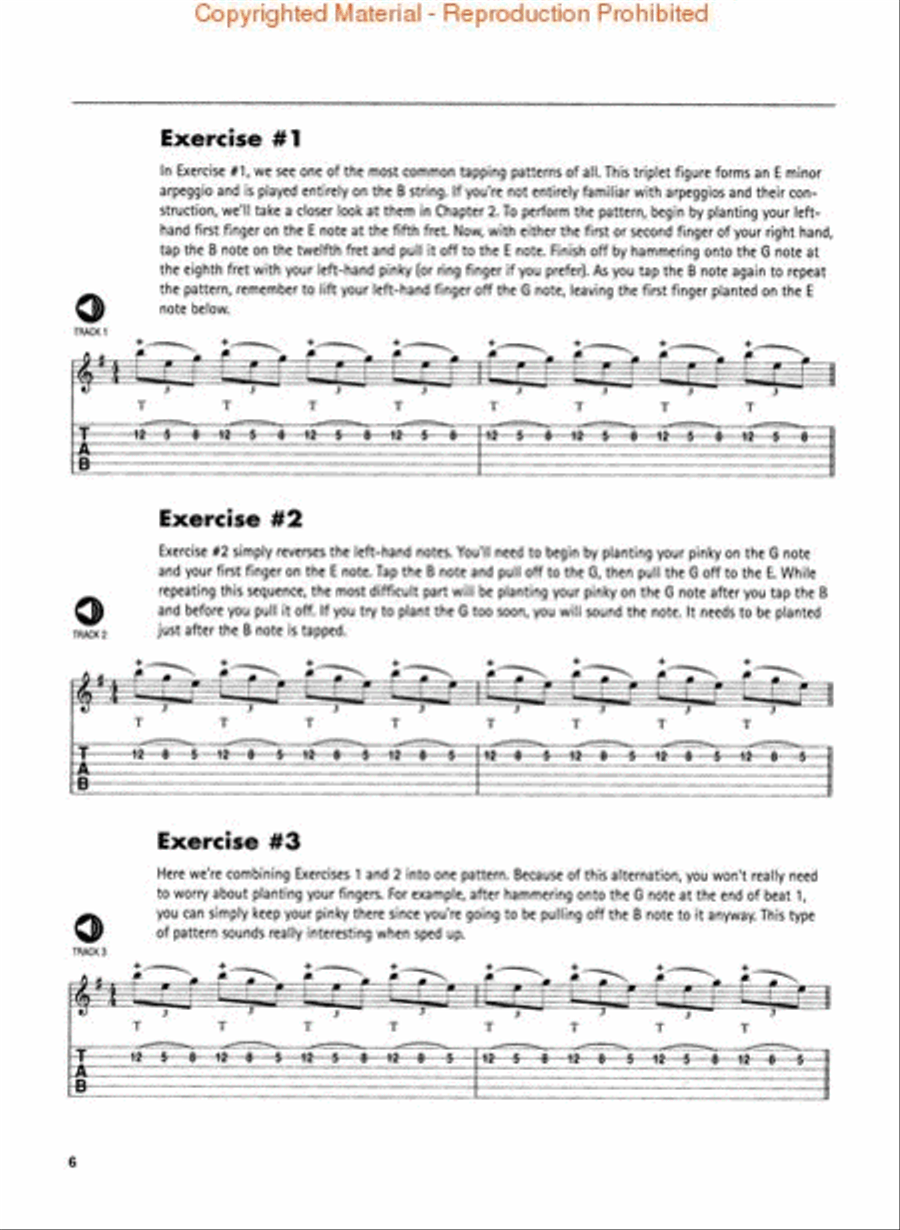 Guitar Tapping Guitar Tablature scores gallery preview page 2