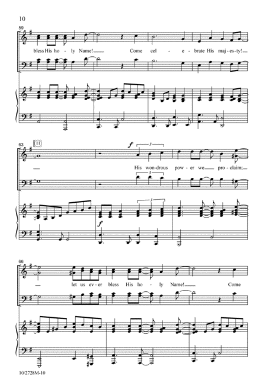 Let Creation Sing! 2-Part scores gallery preview page 10