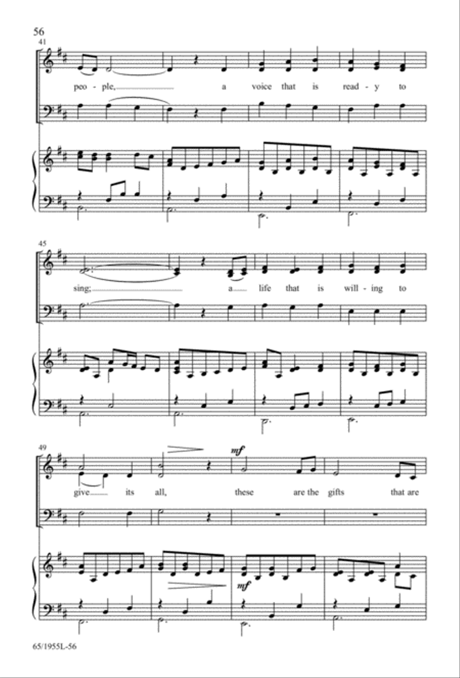 The Promise of a King 3-Part scores gallery preview page 56