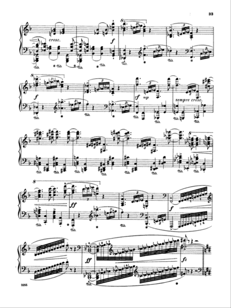 Brahms: Piano Works (Volume II: Op. 76-119 & 5 Etudes) Piano Method scores gallery preview page 3