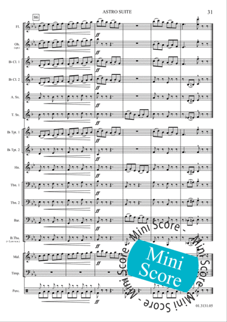 Astro Suite Concert Band scores gallery preview page 37