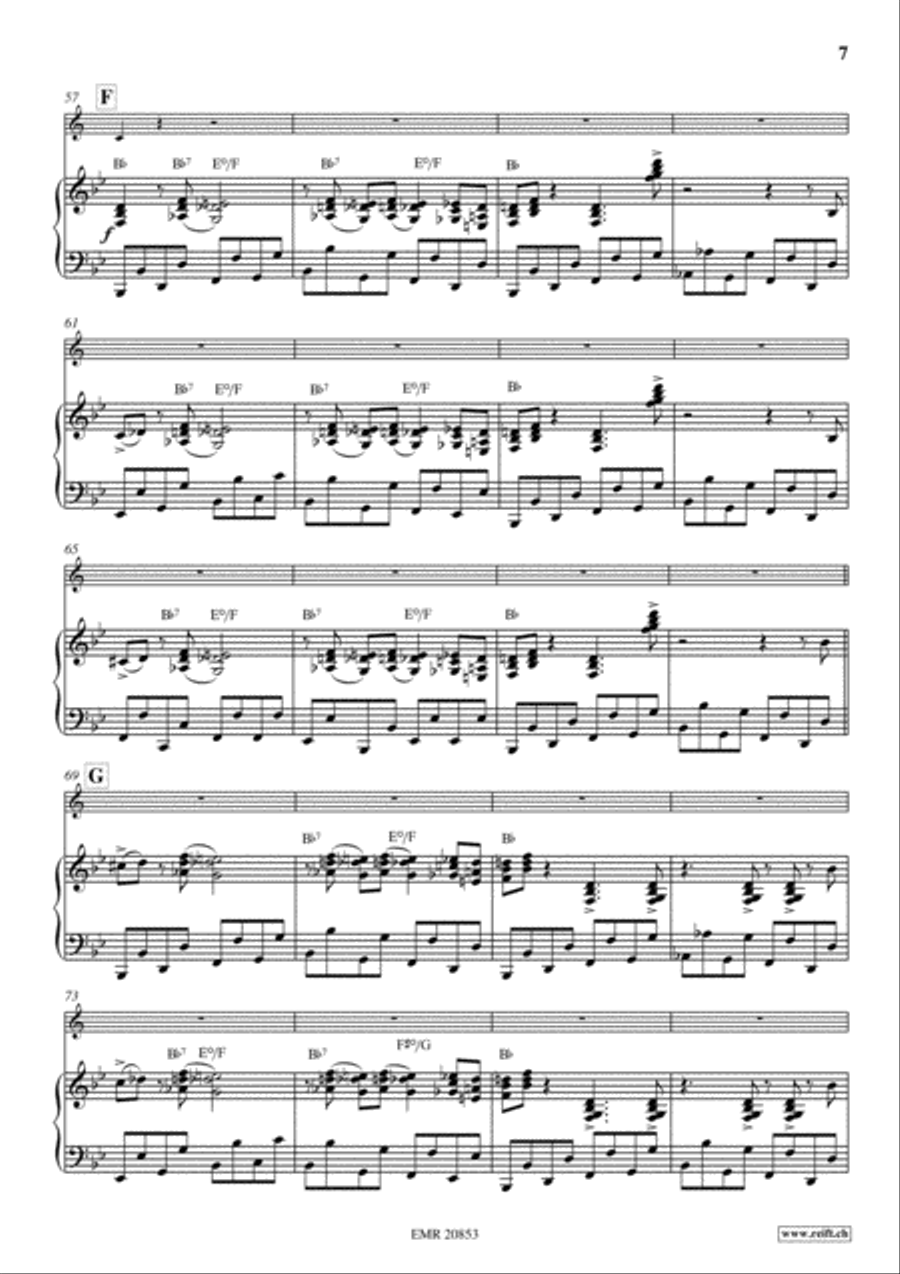 Concerto For Clarinet Concerto For Clarinet Clarinet Solo scores gallery preview page 7