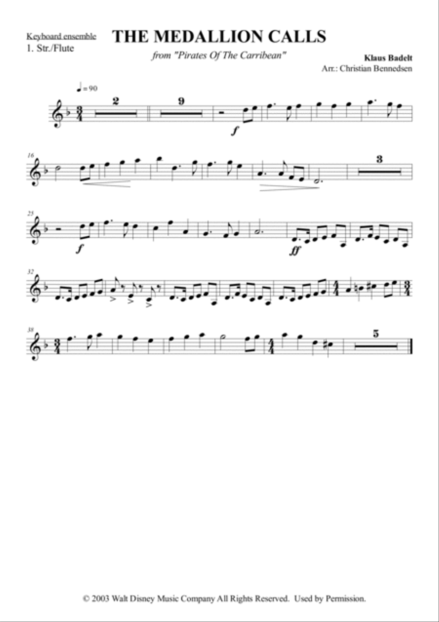 The Medallion Calls Large Ensemble scores gallery preview page 4