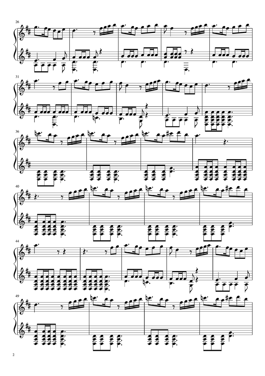 Danza (Antonio Ruiz-Pipo) Classical Guitar scores gallery preview page 2