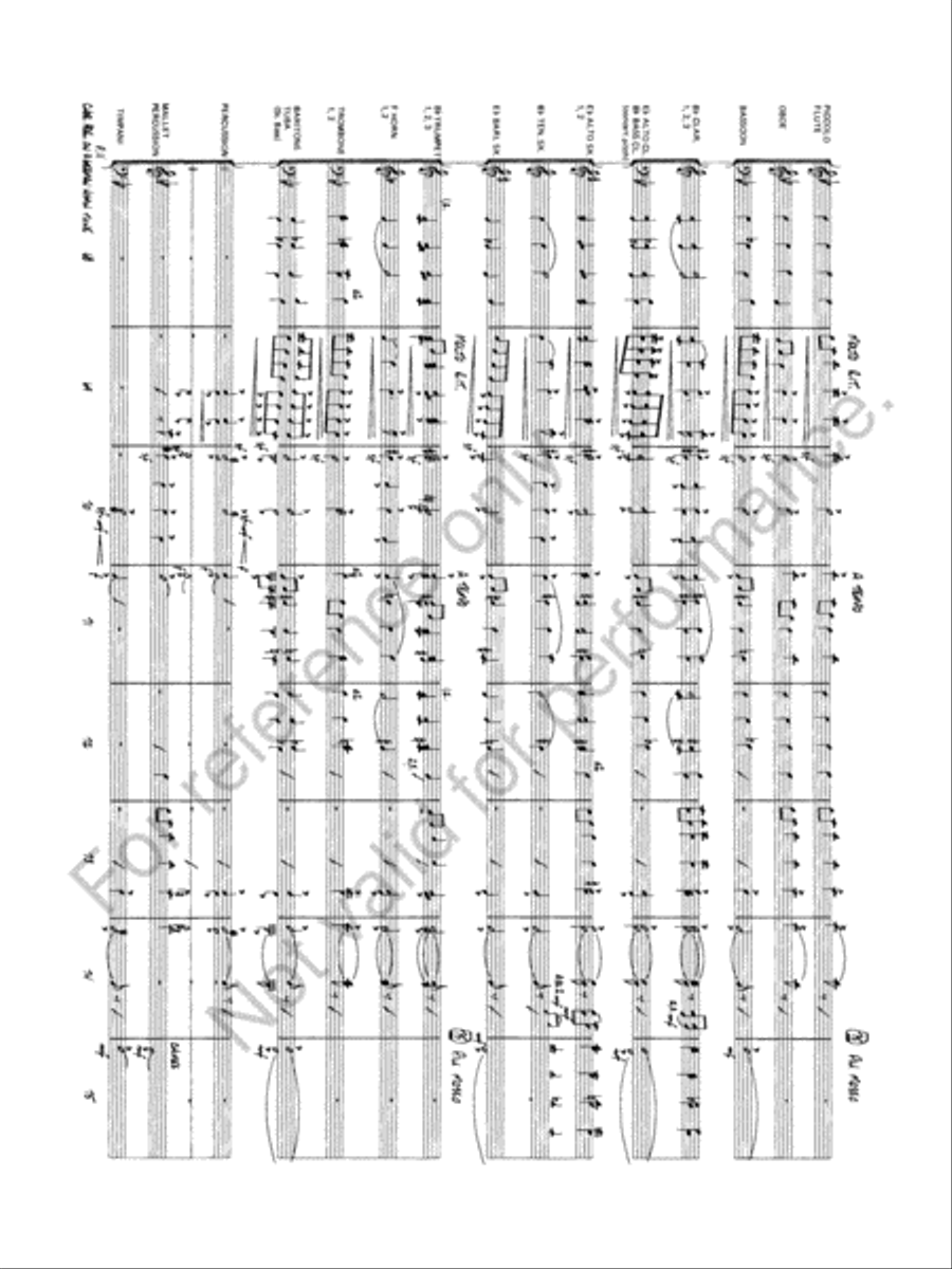 Chorale Prelude On A German Hymn Tune Concert Band scores gallery preview page 13