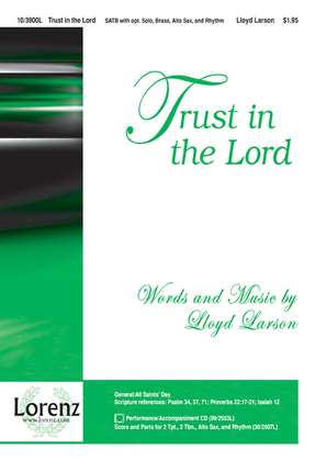Book cover for Trust In the Lord