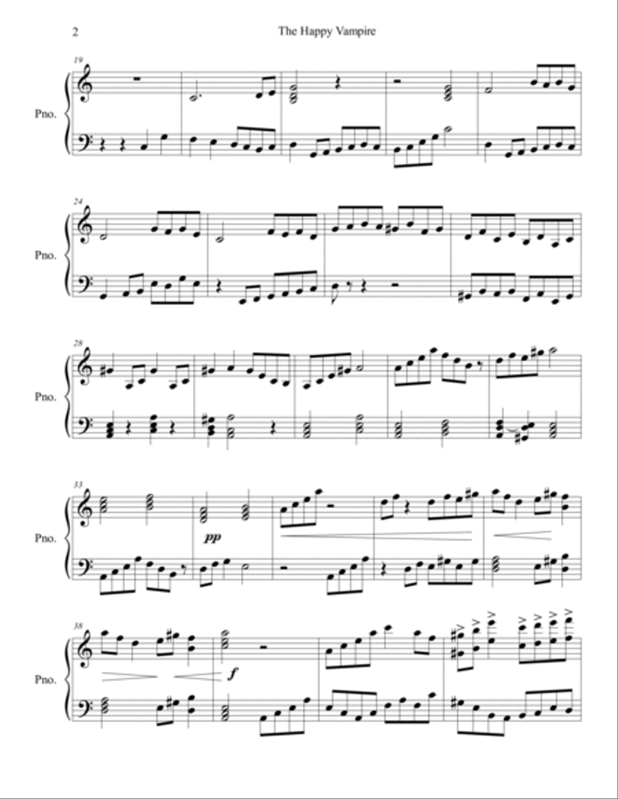 Sonata Allegro Op. 1 Piano Solo scores gallery preview page 2