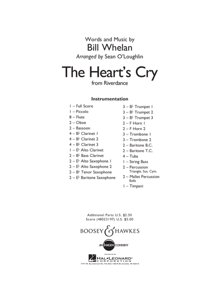 The Heart's Cry (from Riverdance) - Conductor Score (Full Score)