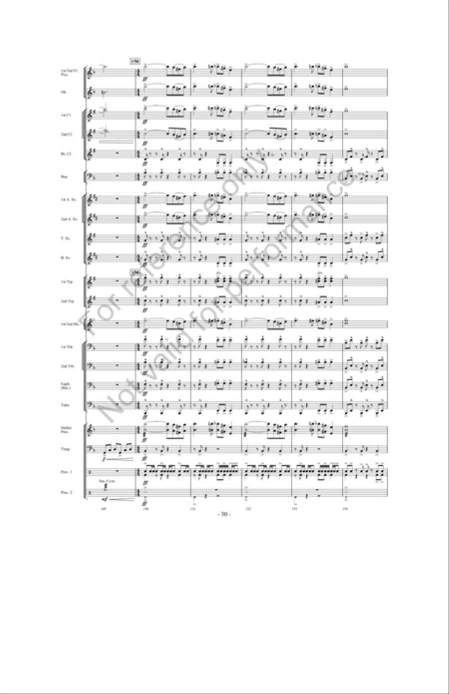 Zeus: King Of The Gods Concert Band scores gallery preview page 29