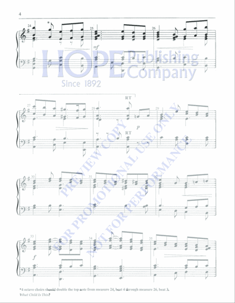 What Child is This? 5-Octaves scores gallery preview page 4