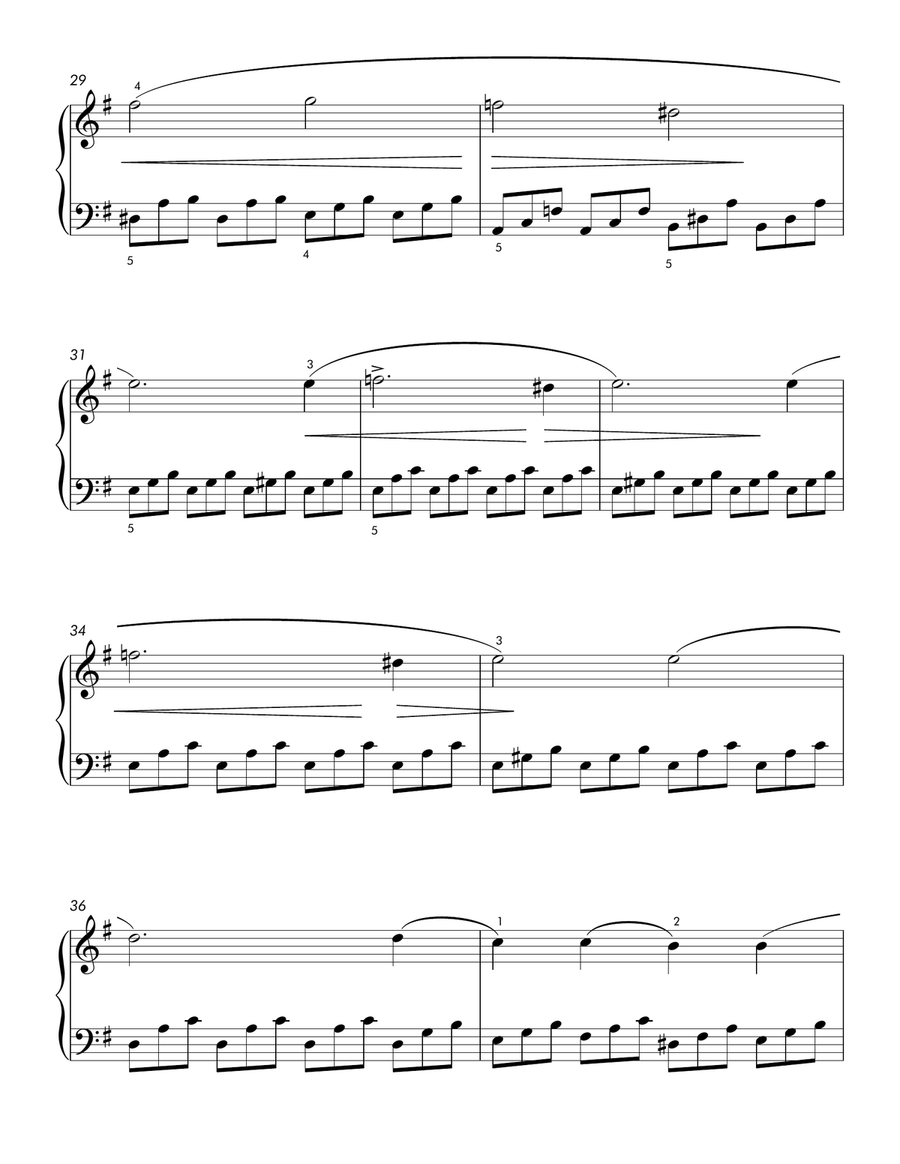 Moonlight Sonata (Intermediate Piano Solo with Music History Lesson) Moonlight Sonata (Intermediate Piano Solo with Music History Lesson) Piano Method scores gallery preview page 5