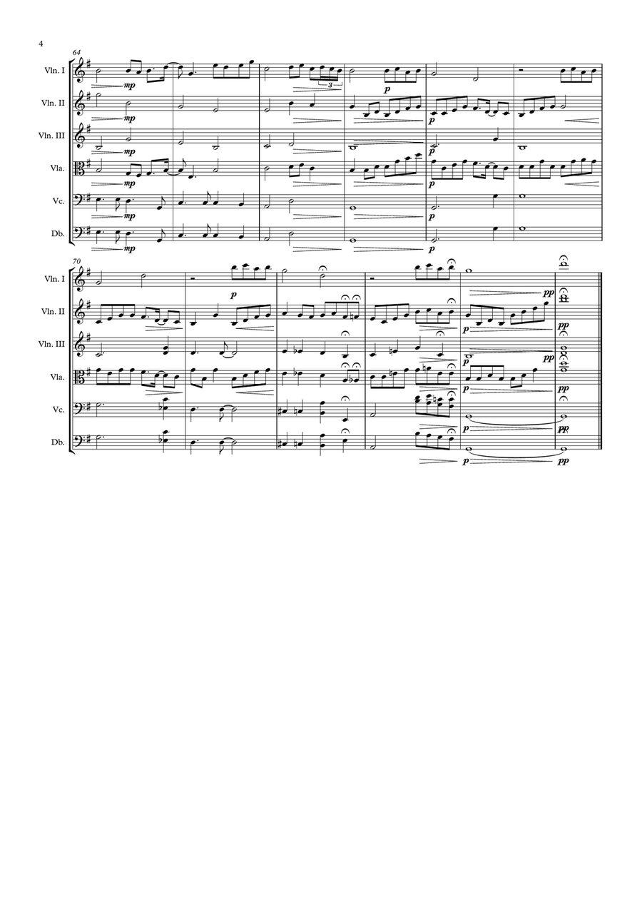 Beauty And The Beast String Orchestra scores gallery preview page 4